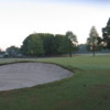 A view of the practice area at Cypress Run Golf Club
