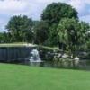 A view over the water of hole #3 at Bonaventure Golf Club