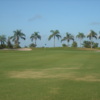A view of a green flanked by sand traps at Cape Royal Golf Club
