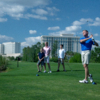 Golfers on Waldorf Astoria Golf Course
