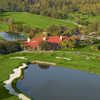 Aerial view of the clubhouse at Grand Cypress Resort