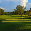 Looking back from the 16th green at Village Golf Course