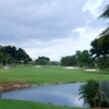 View of a fairway and green at Orangebrook Country Club