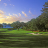 Morning view of a green at Ocala National at Golden Hills