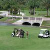 A sunny day view from Lake Ashton Golf Club