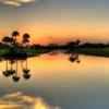 A sunset view from Boca West Country Club
