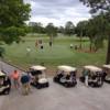 A view of the practice putting green at Meadowood Golf & Tennis Club