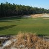 A view of the par-3 12th hole at Windswept Dunes Golf Course