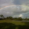 The rainbow over Sandridge Golf Club