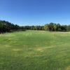 A view of the driving range at Timber Pines