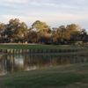 A fall day view of a green at Timber Pines