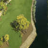 Aerial view of the 8th green at Spanish Wells Country Club - Nort Course