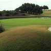 A view of green #18 at Sherman Hills Golf Club