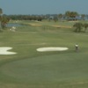 A view from Cocoa Beach Country Club with narrow road on the left