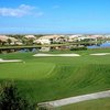 A view of green #15 - the largest on the course at Heron Bay Golf Course