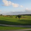 A view from behind the 15th green at Highlands Reserve Golf Club