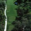 Aerial view of the 13th green at Diamondback Golf Club