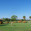 A view of the practice area at The Golf Club of Jupiter
