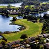 Aerial view of the 15th green at Country Club of Silver Springs Shores
