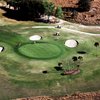 Aerial view of green #1 at Country Club of Silver Springs Shores