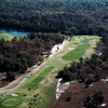Aerial view of the 2nd green at Country Club of Silver Springs Shores