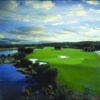 Aerial view of a green at Grande Lakes at Ritz-Carlton Resort