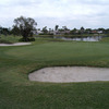 A view of green protected by bunkers at Grand Palms Golf & Country Club