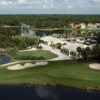 Aerial view of the clubhouse at Madison Green Country Club