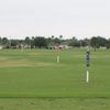 A view of the practice area at Viera East Golf Club