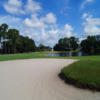 View of the bunker from the 4th hole at White Heron Golf Club 