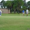 A view of a green at Clewiston Golf Course.
