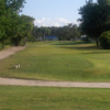 A view of a tee at Lily Lake Golf Resort.