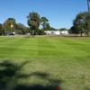 A view of a green at The Oaks Golf Club.