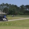 A view of a hole at Jo Daddy's Golf Course.