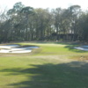 The 18-th green at Pablo Creek Club