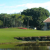 A view of a hole at Landings Yacht, Golf & Tennis Club.