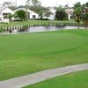 A view of green #1 at Fountains Country Club - South Course