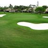 A view of hole #9 surrounded by bunkers at Fountains Country Club - South Course