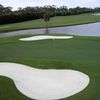 A view of green #10 protected by bunkers at Fountains Country Club - West Course