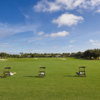 A view of the driving range at Woodfield Country Club.