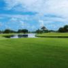 A view of a tee at Lakewood Country Club of Naples.