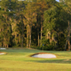 A view of a well protected hole at Pine Lakes Golf Club.