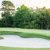 A view of a well protected green at Grand Haven Golf Club.