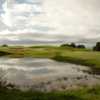 A view over a pond at SouthWood Golf Club.