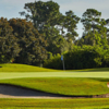 A view of a well protected hole at DeBary Golf & Country Club.