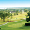 A sunny day view from Harbor Hills Country Club.