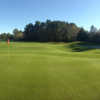 A sunny day view of a hole at Bent Creek Golf Course.
