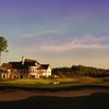 A view of the clubhouse from the 18th fairway at Amelia National Golf & Country Club