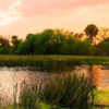 A sunset view from River Strand Golf and Country Club.