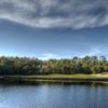 A view over the water of green #3 at Westchase Golf Club